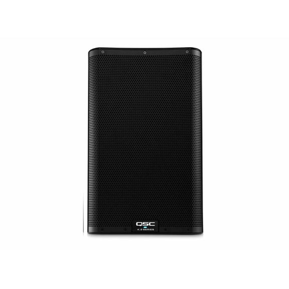 QSC K10.2 Multi-function Digital Display 2000 Watts Continuous Power Portable Speaker, Black, RAL 9011