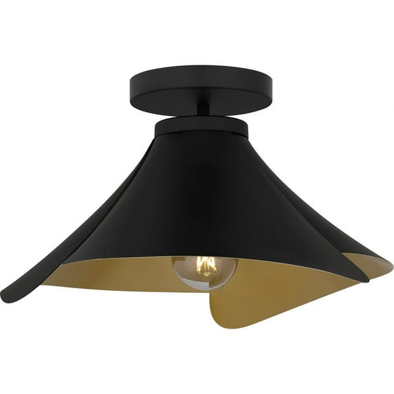 Quoizel Lighting - Wisp - 1 Light Semi-Flush Mount-10 Inches Tall and 14.5