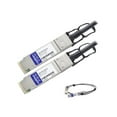 thumbnail image 1 of AddOn 3m Alcatel Compatible QSFP+ DAC - Direct attach cable - QSFP+ to QSFP+ - 10 ft - twinaxial - passive - for Alcatel-Lucent OmniSwitch 10K, 1 of 8