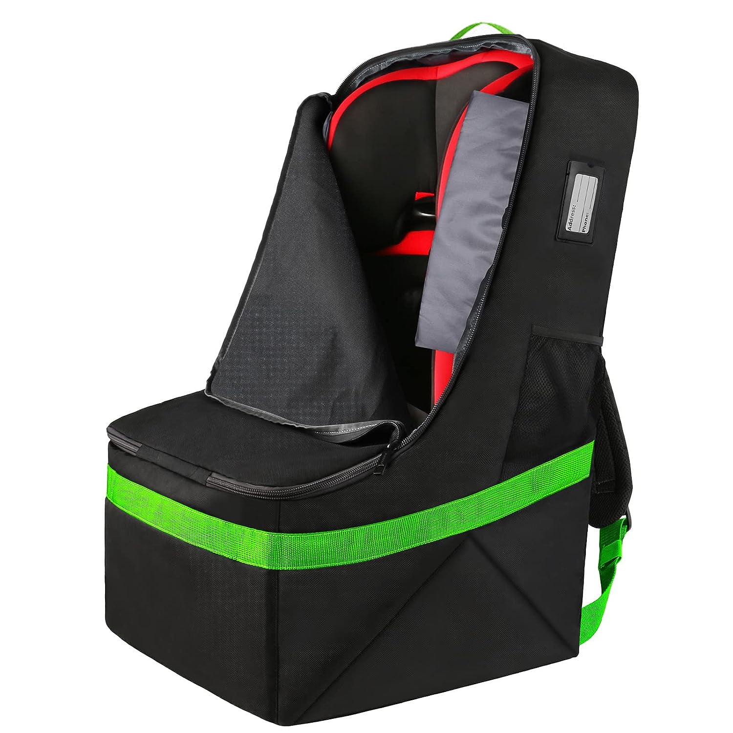 QSHQ Car Seat Travel Backpack Bag, Durable Car Seat Gate Check Bag