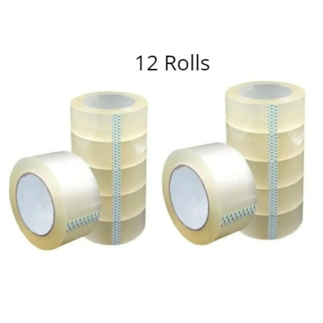 QSPARC Clear Packing Tape Premium Packaging Tape for Moving Boxes