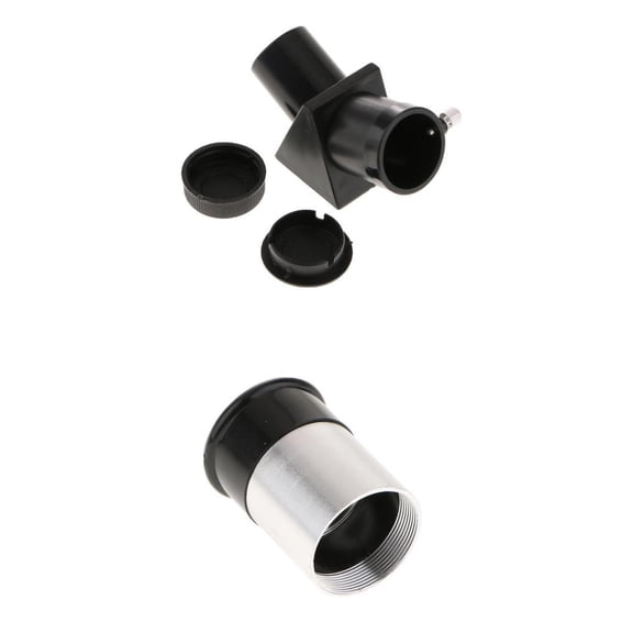 QSTDGVPW 0.965inch Telescope Refractor Erecting Prism Diagonal Adapter Mirror 45 Degree