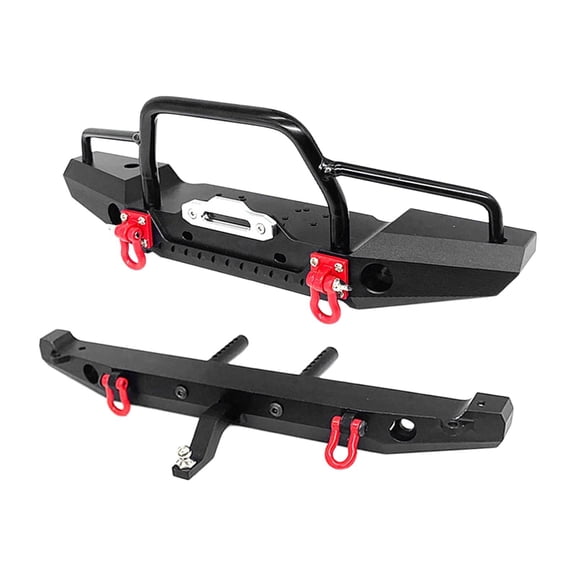 QSTDGVPW 1:'10 Scale RC Car Front Rear Bumper Metal Bumper for TRX4 Remote Control Crawler Car Accessory Parts