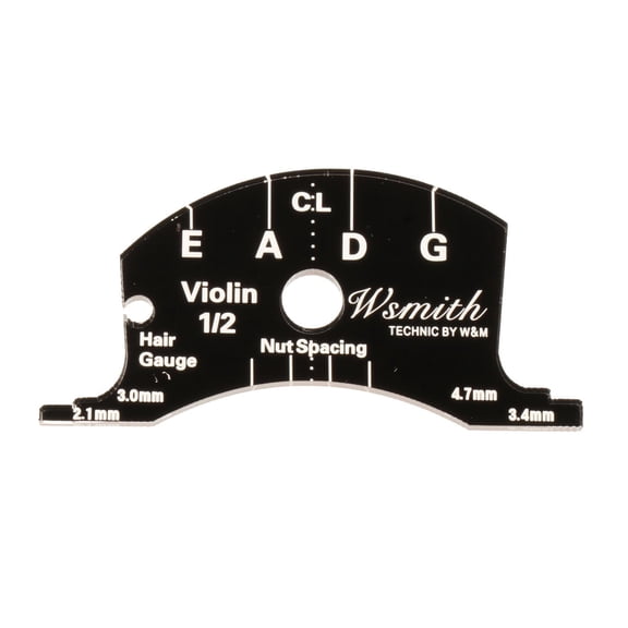 QSTDGVPW 1/2 3/4 4/4 Violin Cello Bridge Fingerboard Template for Instruments Accessories 1-2 Violin