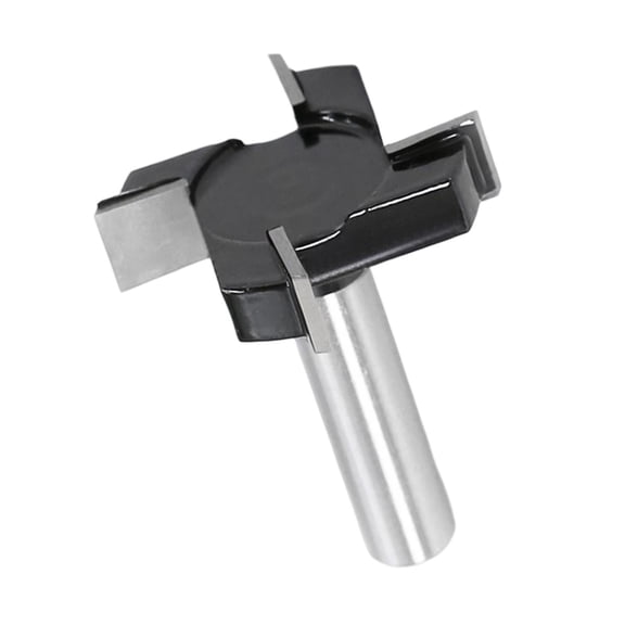 QSTDGVPW 1/2 inch Shank Carbide Slab Flattening Router Bit 4 Flute Carbide Planer Router