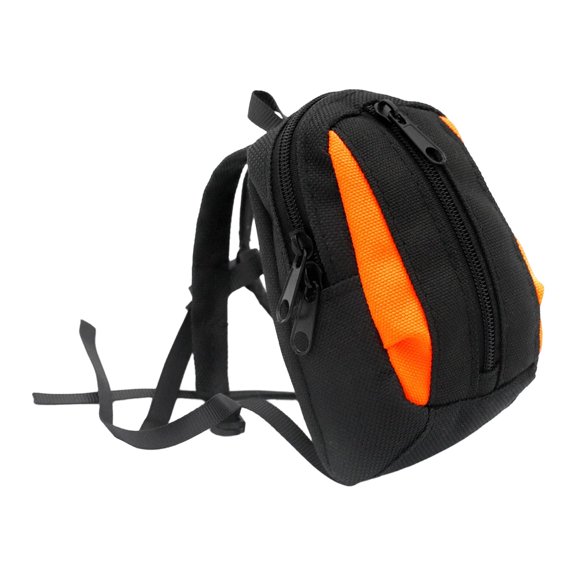 QSTDGVPW 1:4 RC Motorcycle Simulation Backpack Component Attachment Accessories Equipment