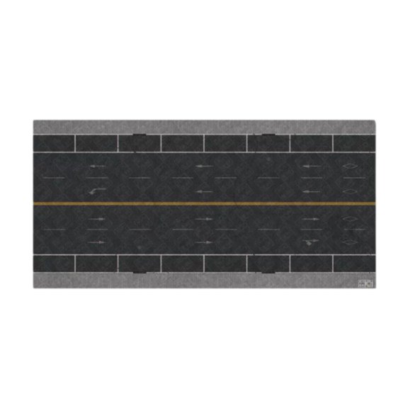 QSTDGVPW 1/64 Scale Parking Lot Mat Miniature Scene Simulation Rollable Collectors Layout Style B