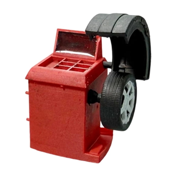 QSTDGVPW 1/64 Tire Balancing Machine Model Simulation Automotive Repair Diorama Accessory