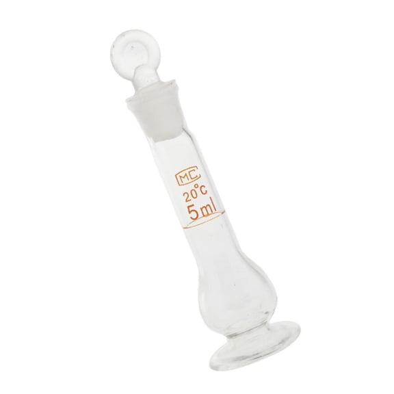 QSTDGVPW 1 Ml / 2 Ml / 5 Ml / 10 Ml Micro Volumetric Flask With Base And Bottom Stopper