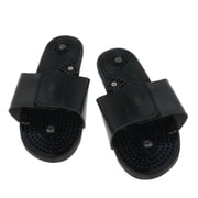 QSTDGVPW 1 Pair Rubber Acupressure Foot Massager Reflexology Massage Slippers Shoes