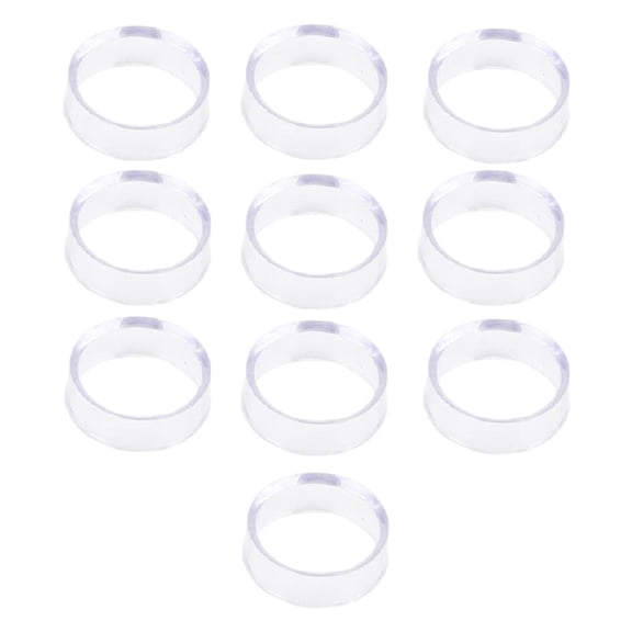QSTDGVPW 10 PCS Acrylic Clear Transparent Display Stand Sphere Holder Crystal Ball Quartz Large