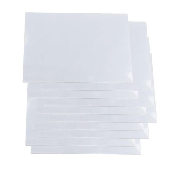 QSTDGVPW 10 Pieces Heat Shrink Papers Printable Jewelry Making , 0.2mm Transparent