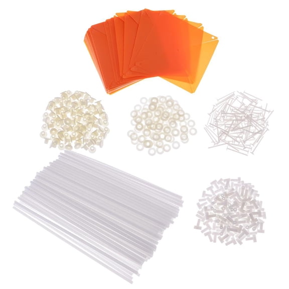 QSTDGVPW 100 Pieces Classic 3D Windmill Windsocks home and garden Lawn Yard Camping Orange