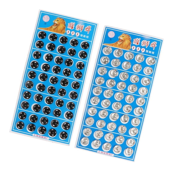 QSTDGVPW 100 Set Metal Press Buttons Snap Fastener Sewing Craft Piece