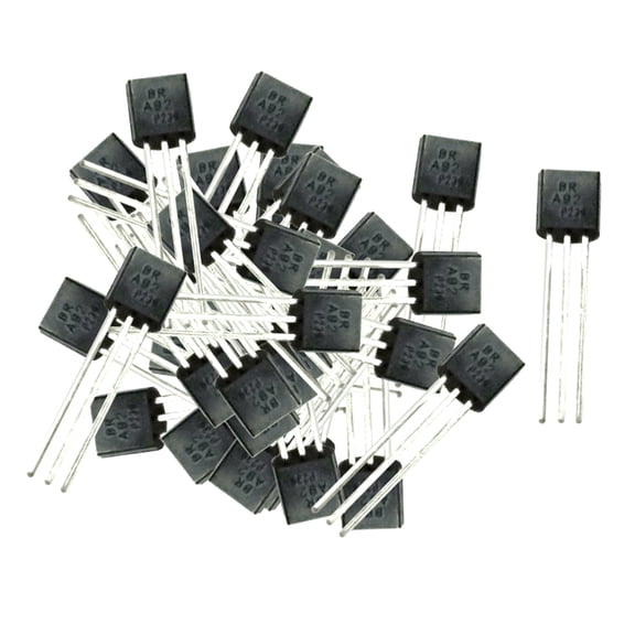 QSTDGVPW 100PCS A92 Power Transistor Semiconductor Device 300V 500mA 625mw PNP TO-92