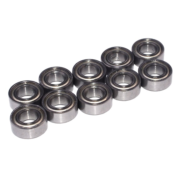 QSTDGVPW 10Pc RC Model Replacement Metal 10x5x4mm Rolling Bearing Ball Bearing for HSP