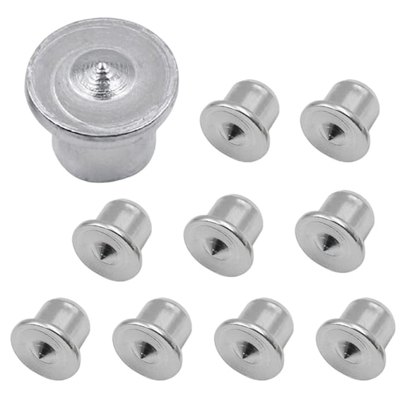 QSTDGVPW 10Pcs Dowel Point Pins Center Hole Positioning Center Dowel Pins for Woodworking 10mm