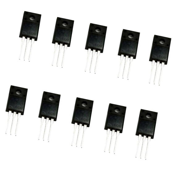 QSTDGVPW 10Pieces 2A 600V 2N60 MOSFET 3 Pole N Channel Field Effect Transistor to 220F
