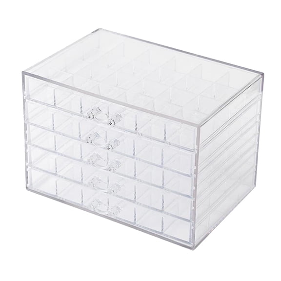 QSTDGVPW 120 Girds Diamond drawing Storage Container Portable Bead Storage Container for Diamond drawing Accessories