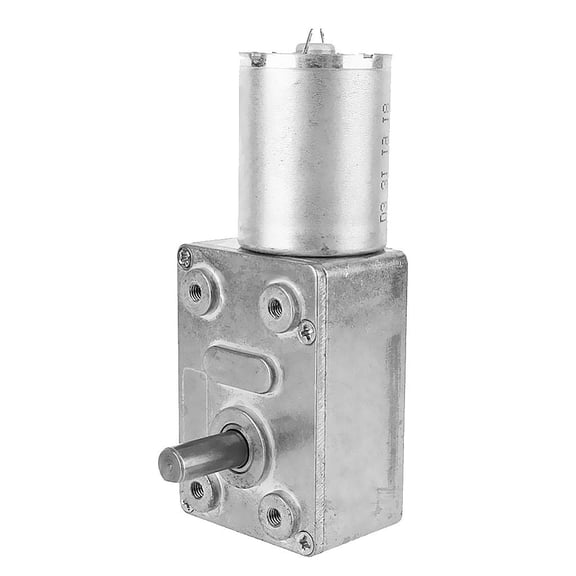 QSTDGVPW 12V High Torque Turbine Giss Electric Worm Reduction DC Motor 2RPM-62RPM - Heavy 6RPM