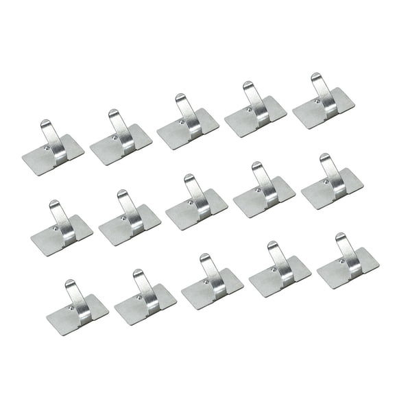 QSTDGVPW 15 Pieces Cord Management Metal Cable Fixer for Wire Conduit Computer Cables L L