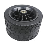 QSTDGVPW 16.7cm Wagon Cart Wheel Spare Parts Attachment for Sports Garden Beach Trips