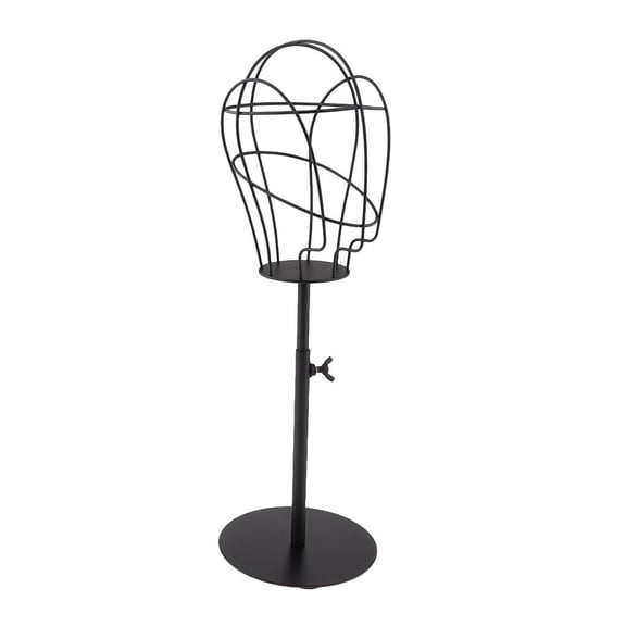 QSTDGVPW 19.7 inch Tall Adjustable Metal Hats Display Stand Caps Holder Rack | Durable &