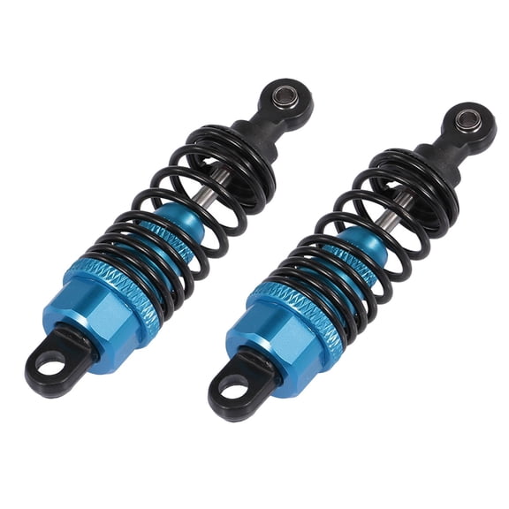 QSTDGVPW 1Pairs RC Car Rear Shock Absorber Shock Damper RC Car Accessory for 1/10 JLB HSP Blue