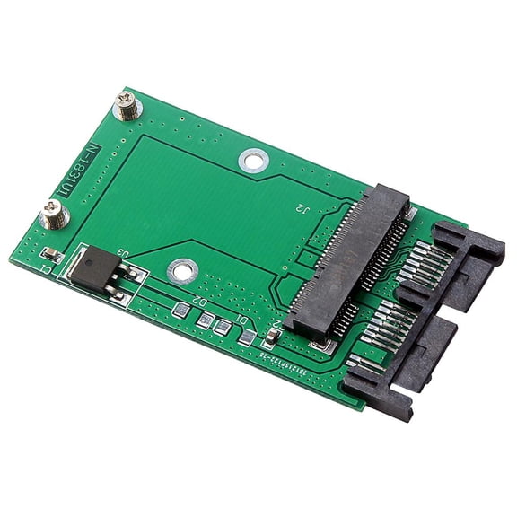 QSTDGVPW 1Pcs Mini PCIe PCI-e mSATA SSD to 1.8 inches Micro SATA Adapter Converter Card