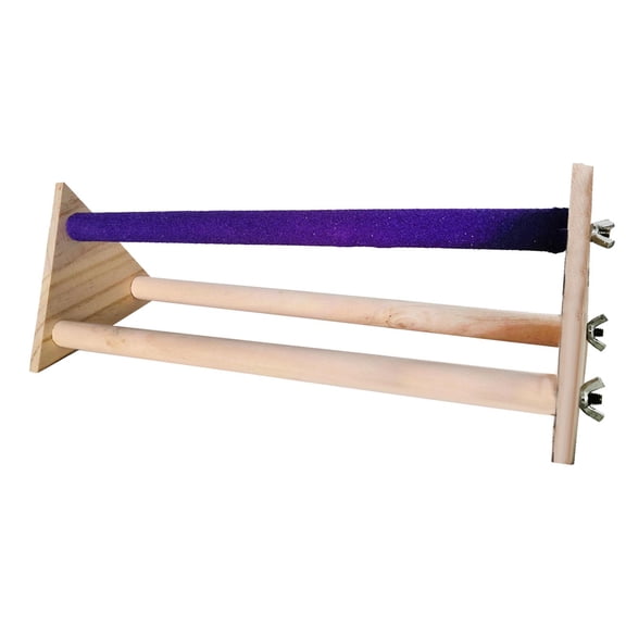QSTDGVPW 1pc Handmade Chicken Swing Bird Perch Stand Toy for Large Bird Parrot Hens Macaw B