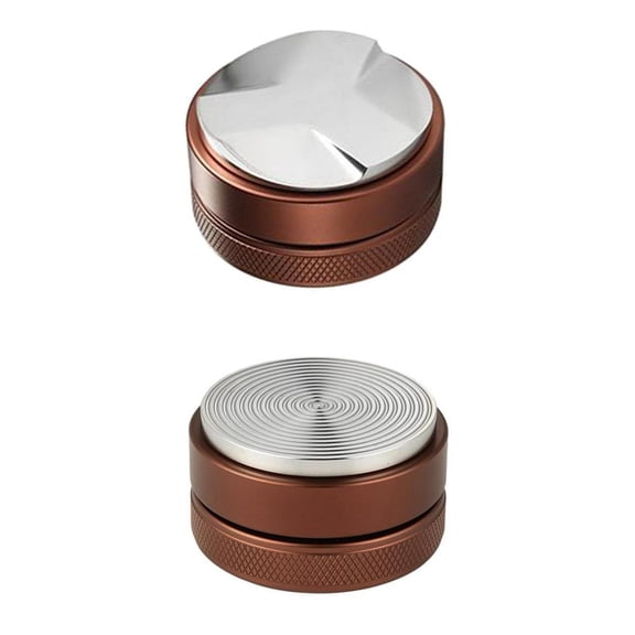 QSTDGVPW 2-4pcs Stainless Steel Coffee Tamper Professional Leveler Tool Hand Tampers 58 3 58 3 Pulp+Thread