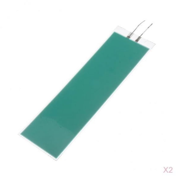 QSTDGVPW 2 Pack ABS Plastic Waterproof Soft EL Lamp Panel Backlight Strip 4.715.8cm