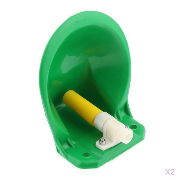 QSTDGVPW 2 Pcs Plastic Sheep Automatic Drinking Water Bowl Also for Goats Calves Piglets,