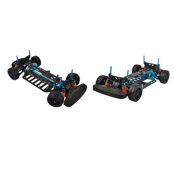 QSTDGVPW 2 Pieces 1/10 RC Body Frame Chassis Kit for Tamiya TT01 Model Crawler Trucks