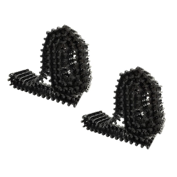 QSTDGVPW 2 Pieces 78cm Plastic Tank Track Removable Tracked Chassis For Robot DIY Part