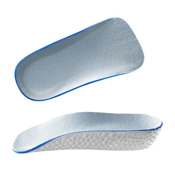 QSTDGVPW 2 Pieces Breathable Height Increase Insoles Soft Shoe Insert Elevators Heel Lift 2.5cm