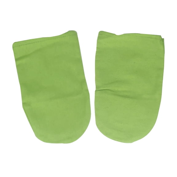 QSTDGVPW 2 Pieces DIY Hand Puppets Blank Canvas Role Play Pretend Character Figure Making Green