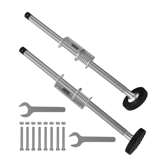 QSTDGVPW 2 Pieces Ladder Levelers Extension Ladder Legs Ground Level Stable Platform with 50cm