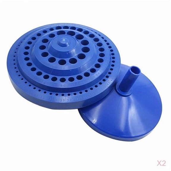 QSTDGVPW 2 Pieces Plastic Drill Bit Storage Organizer, Avoid Losing Your Rotary Tool Accessories