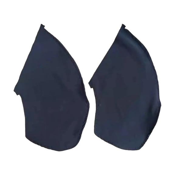 QSTDGVPW 2 Pieces Sew in Side Pocket Decorative Lightweight Clothing Inner Pocket Clothes black