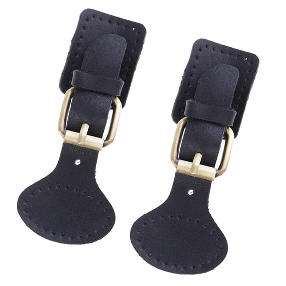QSTDGVPW 2 Sets Alloy Leather Buttons with Stitching Holes Sew on Leather Buckles Purse
