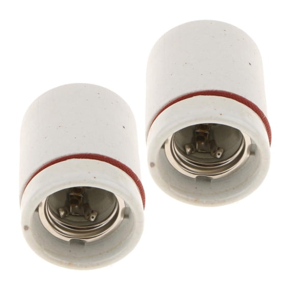 QSTDGVPW 2 x Reptile Lizard Turtle Heat Lamp Socket Infrared Heater Basking Lamp Base