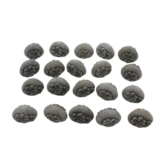 QSTDGVPW 20 Decorative Stones for Flower Pots, Pebbles, Decorative Stones for Houseplants