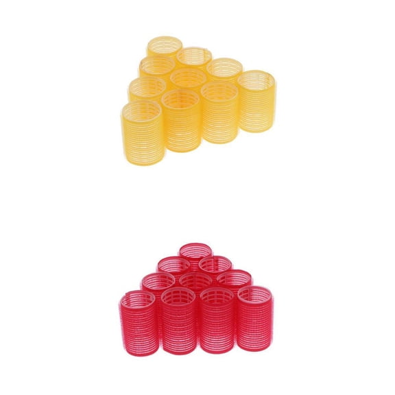 QSTDGVPW 20 Piece Plastic Hair Roller Curling Curls Bangs Roller Hair Styling Tools