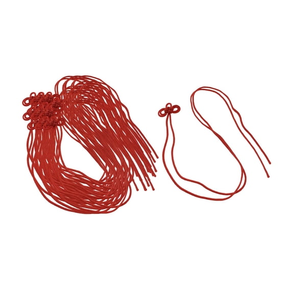 QSTDGVPW 20 Pieces Japanese Omamori Amulets Knot Oriental Traditional Decorative Knot red