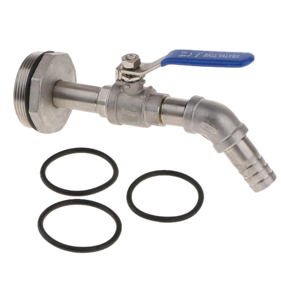QSTDGVPW 20mm Stainless Steel Ball Valve Valves Female Thread Male Thread Oil Drum Valve