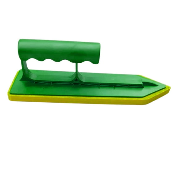 QSTDGVPW 23.5x6cm Sponge Float Trowel with Plastic Handle Wave Handle Handheld for Tiling