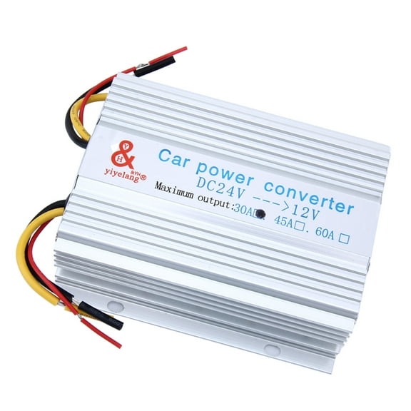 QSTDGVPW 24V To 12V 30A Converter Regulator Power Inverter Adapter 13V-40V Input for Car