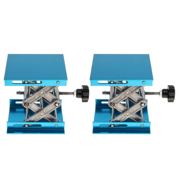 QSTDGVPW 2PCS LAB STAND SCISSOR LIFT LABORATORY JACK 100X100X150MM PHYSICS EQUIPMENT