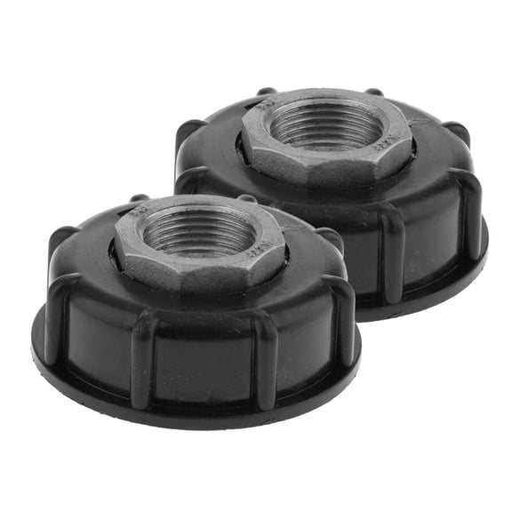 QSTDGVPW 2Pcs Durable Plastic IBC Tote Water Tank Adapter 2'' Female to 3/4'' Female